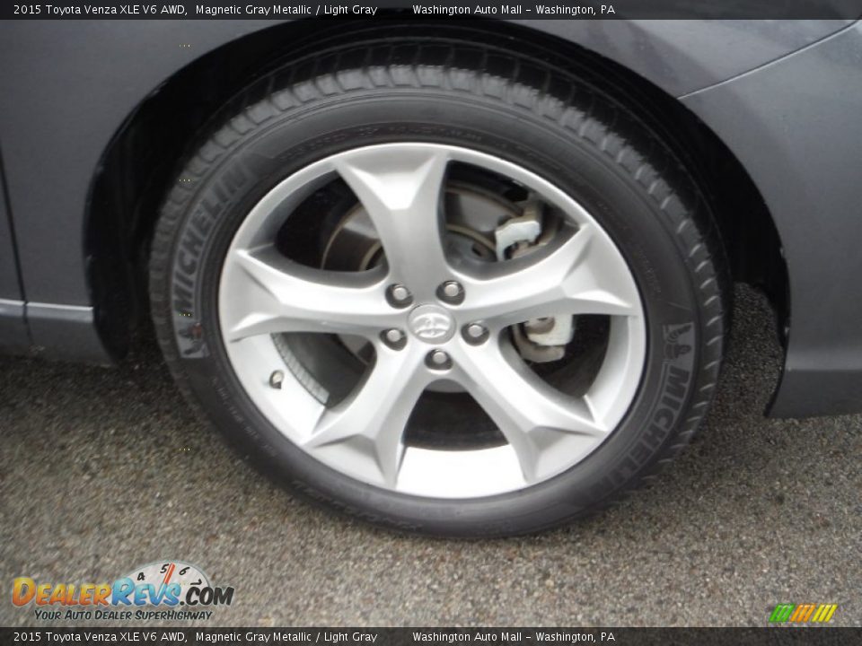 2015 Toyota Venza XLE V6 AWD Magnetic Gray Metallic / Light Gray Photo #3