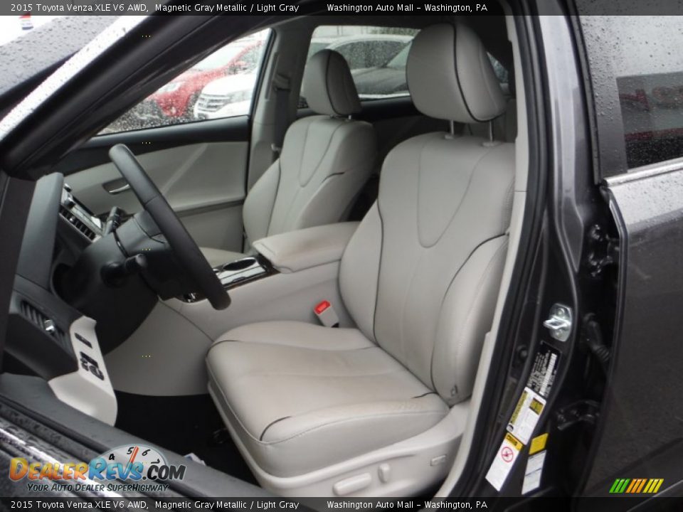 2015 Toyota Venza XLE V6 AWD Magnetic Gray Metallic / Light Gray Photo #12