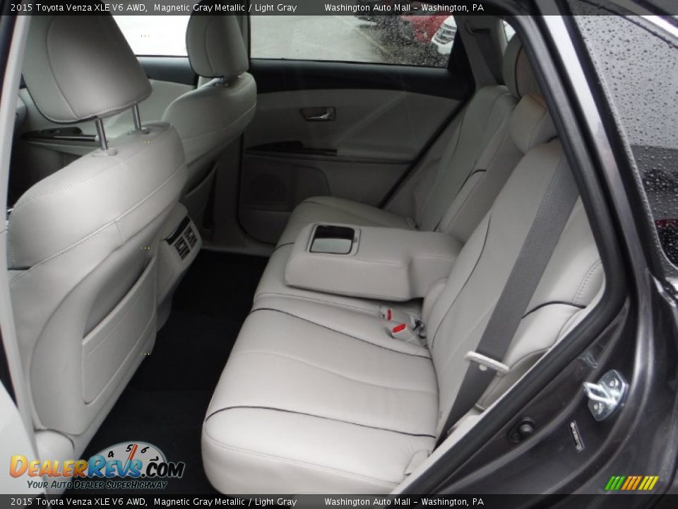 2015 Toyota Venza XLE V6 AWD Magnetic Gray Metallic / Light Gray Photo #20