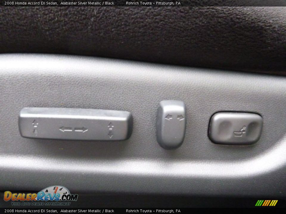 2008 Honda Accord EX Sedan Alabaster Silver Metallic / Black Photo #21