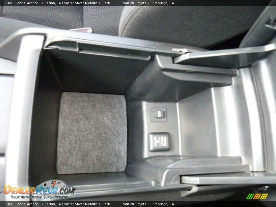 2008 Honda Accord EX Sedan Alabaster Silver Metallic / Black Photo #23