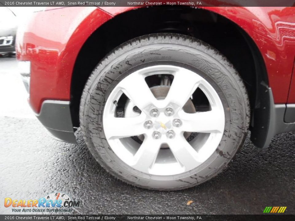 2016 Chevrolet Traverse LT AWD Siren Red Tintcoat / Ebony Photo #10