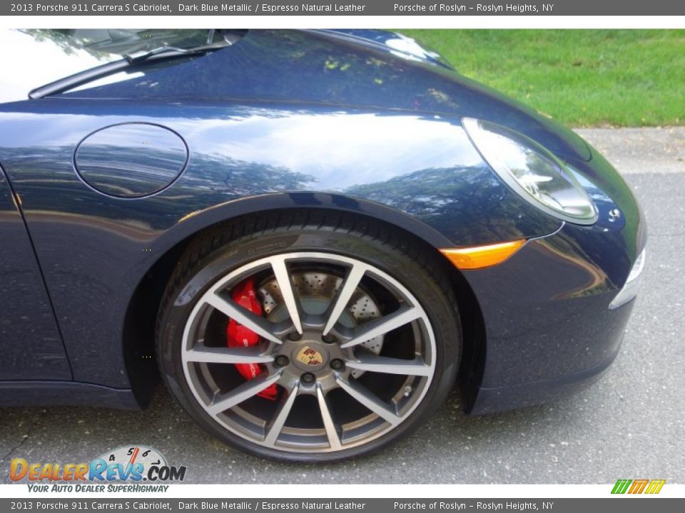 2013 Porsche 911 Carrera S Cabriolet Dark Blue Metallic / Espresso Natural Leather Photo #10