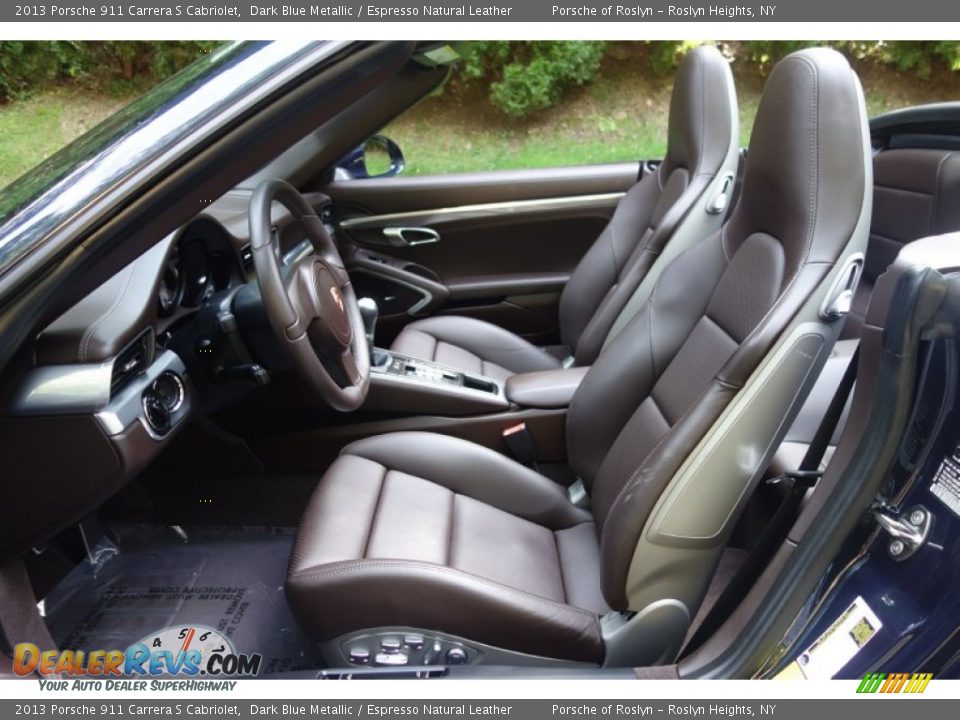Front Seat of 2013 Porsche 911 Carrera S Cabriolet Photo #12