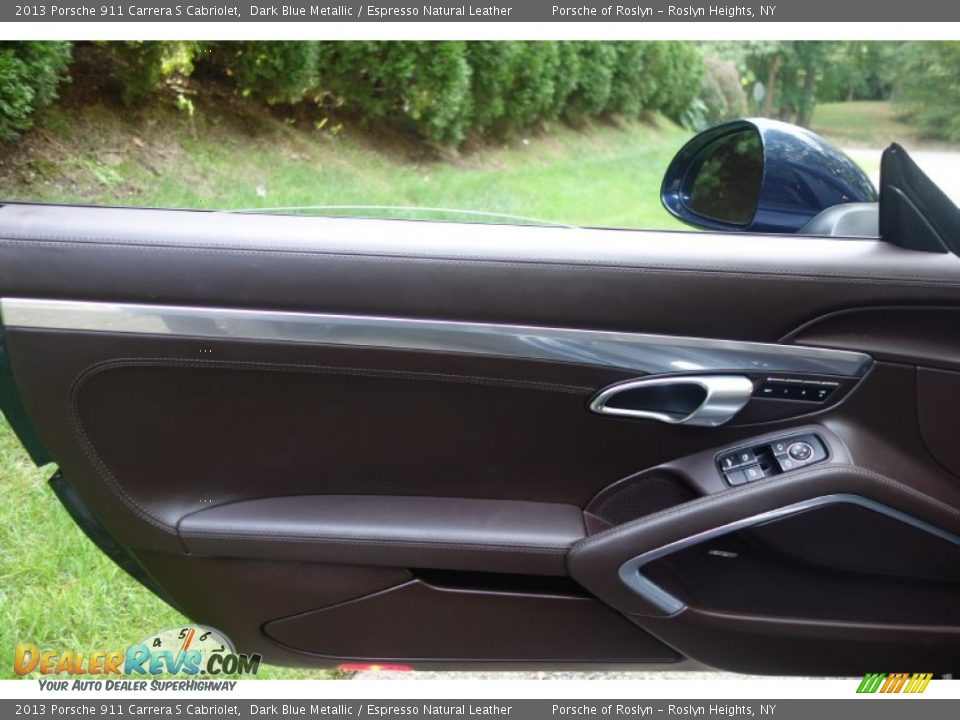 2013 Porsche 911 Carrera S Cabriolet Dark Blue Metallic / Espresso Natural Leather Photo #13