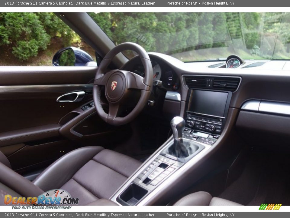 2013 Porsche 911 Carrera S Cabriolet Dark Blue Metallic / Espresso Natural Leather Photo #15