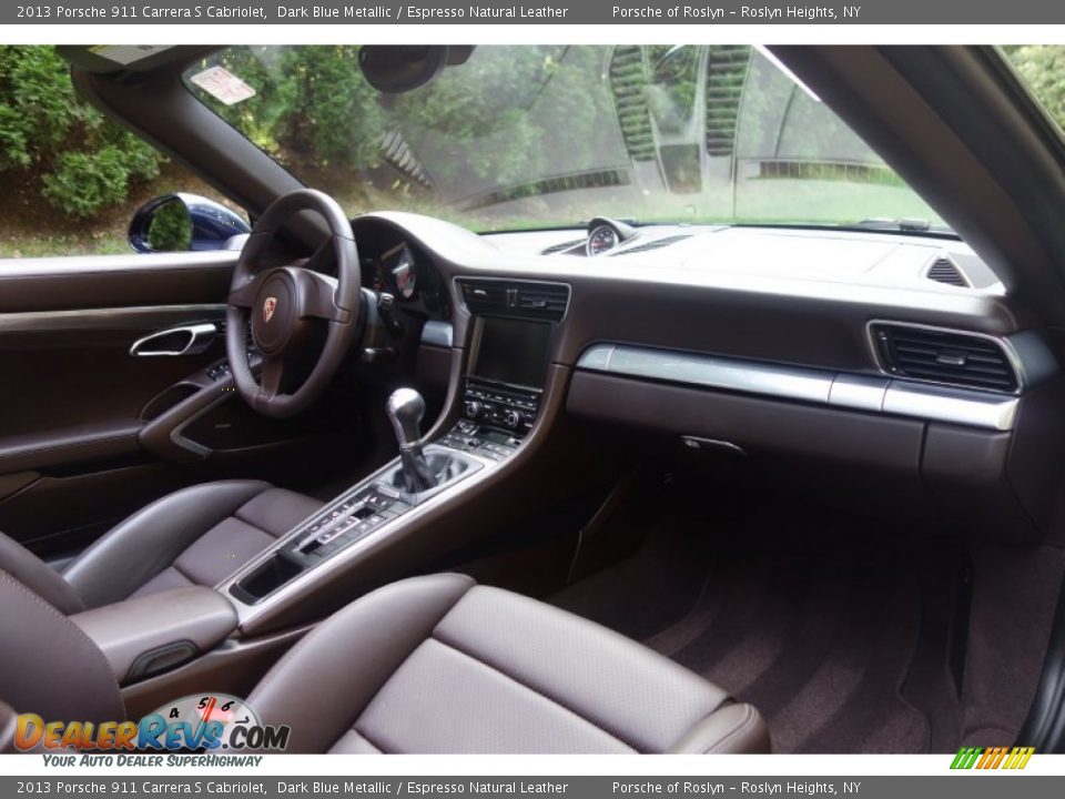 2013 Porsche 911 Carrera S Cabriolet Dark Blue Metallic / Espresso Natural Leather Photo #17