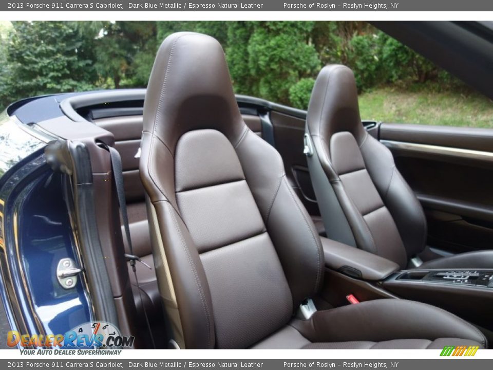 2013 Porsche 911 Carrera S Cabriolet Dark Blue Metallic / Espresso Natural Leather Photo #18