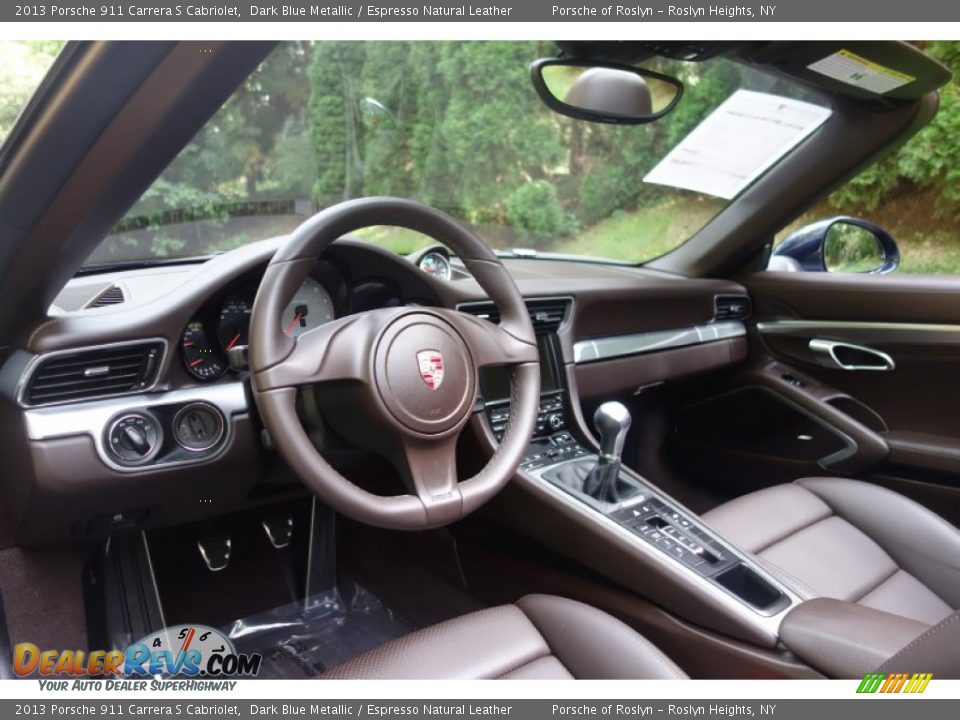 2013 Porsche 911 Carrera S Cabriolet Dark Blue Metallic / Espresso Natural Leather Photo #20