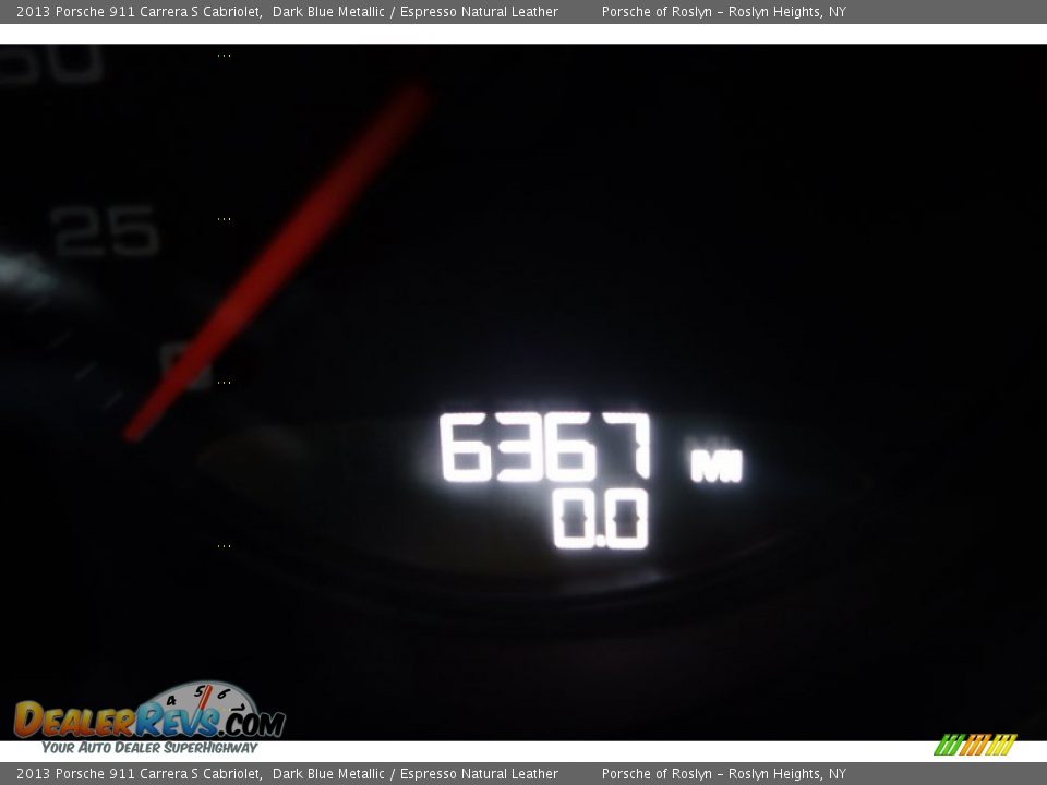 2013 Porsche 911 Carrera S Cabriolet Dark Blue Metallic / Espresso Natural Leather Photo #21