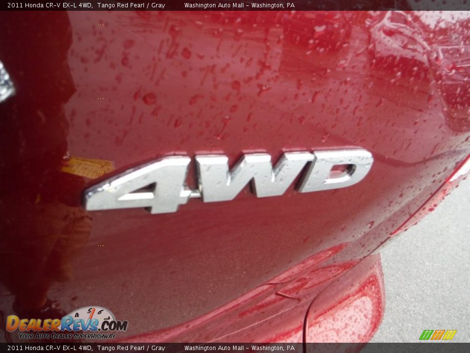 2011 Honda CR-V EX-L 4WD Tango Red Pearl / Gray Photo #10