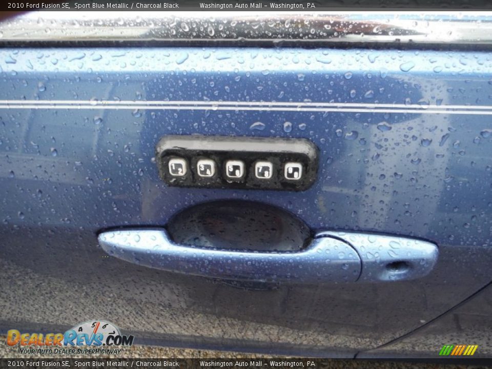 2010 Ford Fusion SE Sport Blue Metallic / Charcoal Black Photo #6