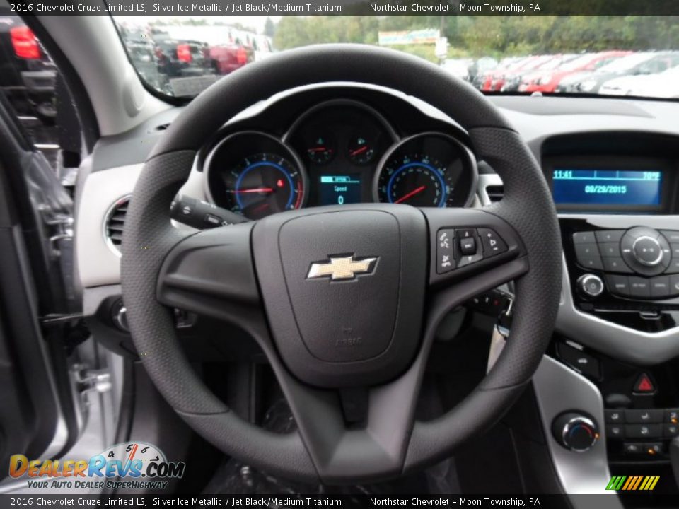 2016 Chevrolet Cruze Limited LS Silver Ice Metallic / Jet Black/Medium Titanium Photo #16