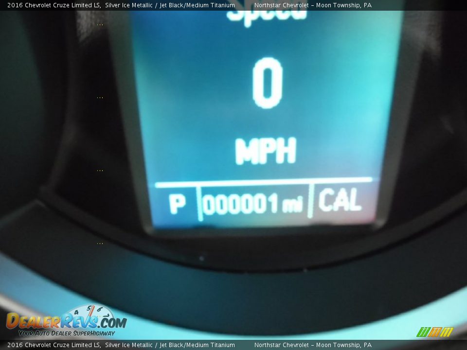 2016 Chevrolet Cruze Limited LS Silver Ice Metallic / Jet Black/Medium Titanium Photo #20