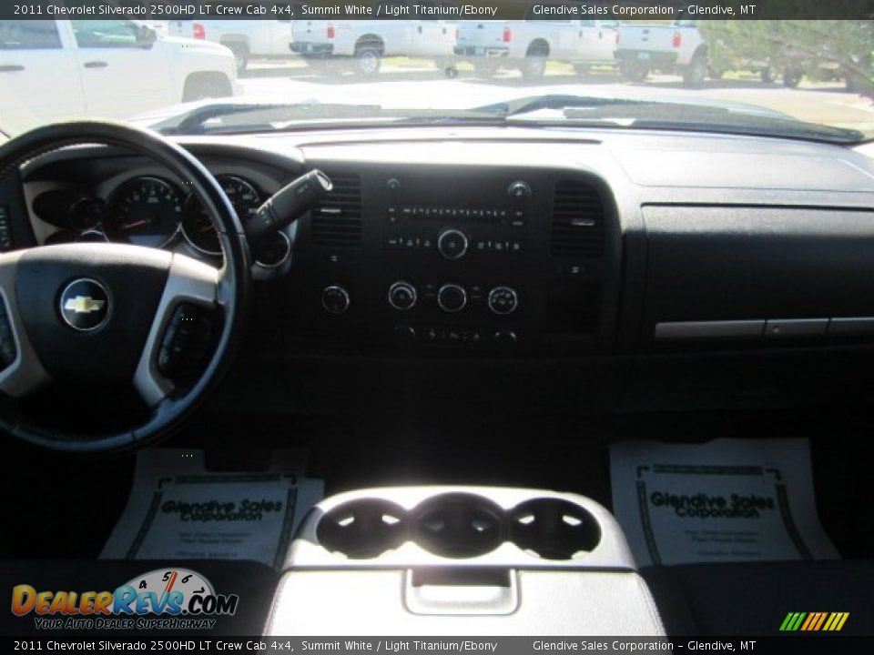 2011 Chevrolet Silverado 2500HD LT Crew Cab 4x4 Summit White / Light Titanium/Ebony Photo #9