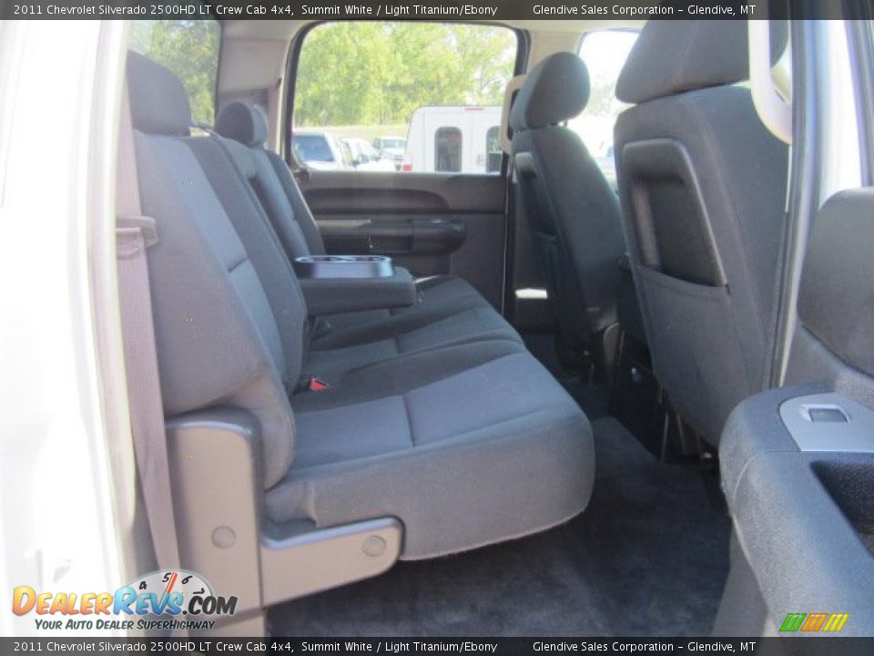 2011 Chevrolet Silverado 2500HD LT Crew Cab 4x4 Summit White / Light Titanium/Ebony Photo #20