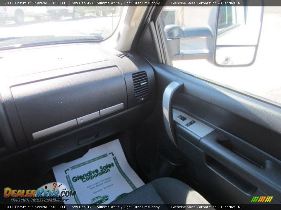2011 Chevrolet Silverado 2500HD LT Crew Cab 4x4 Summit White / Light Titanium/Ebony Photo #23