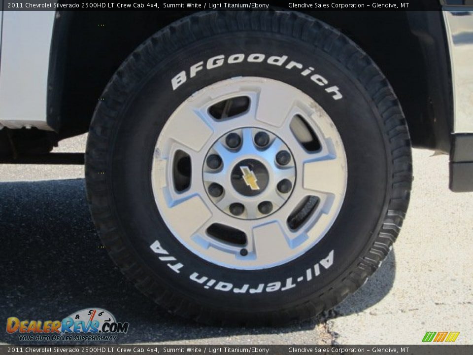 2011 Chevrolet Silverado 2500HD LT Crew Cab 4x4 Summit White / Light Titanium/Ebony Photo #28