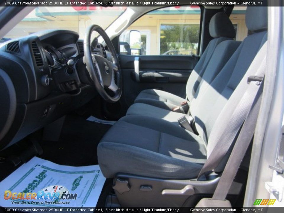 2009 Chevrolet Silverado 2500HD LT Extended Cab 4x4 Silver Birch Metallic / Light Titanium/Ebony Photo #13