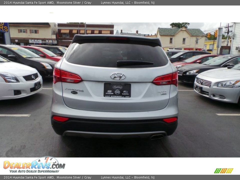 2014 Hyundai Santa Fe Sport AWD Moonstone Silver / Gray Photo #5