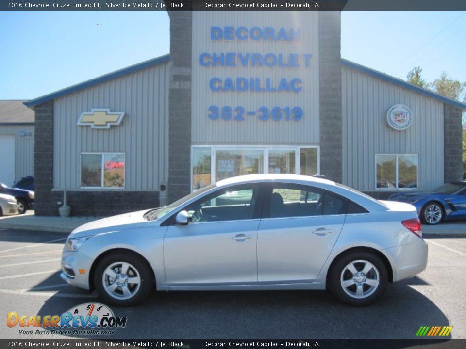 2016 Chevrolet Cruze Limited LT Silver Ice Metallic / Jet Black Photo #1