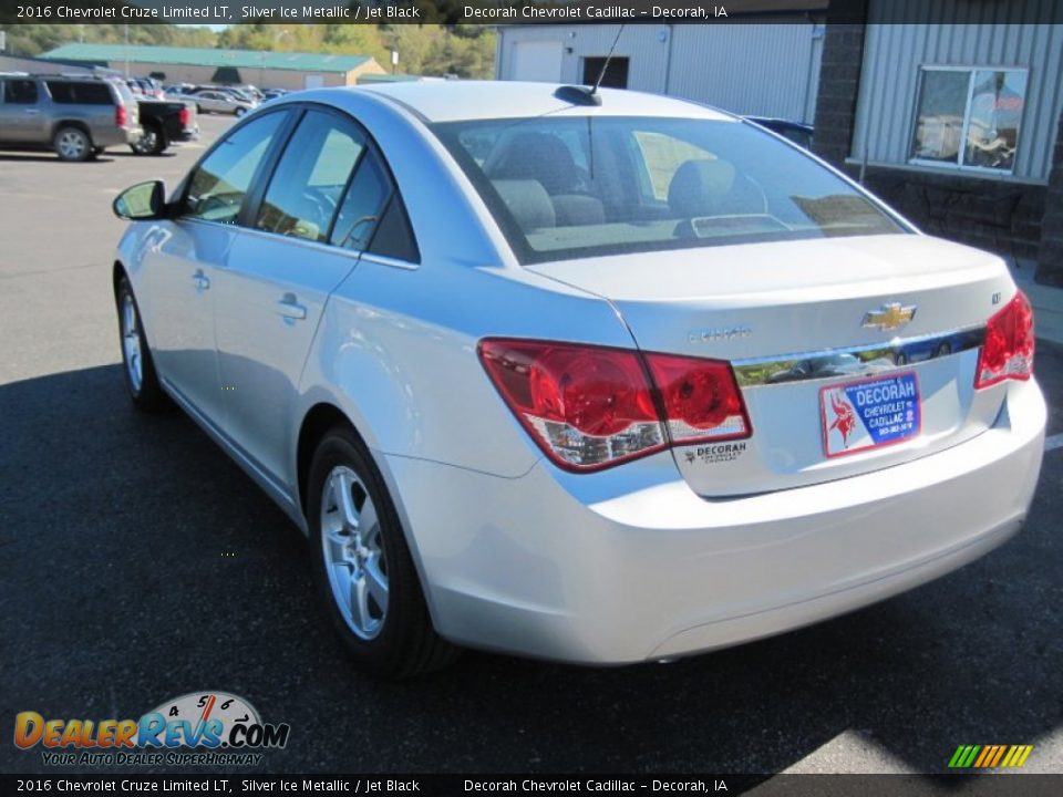 2016 Chevrolet Cruze Limited LT Silver Ice Metallic / Jet Black Photo #6