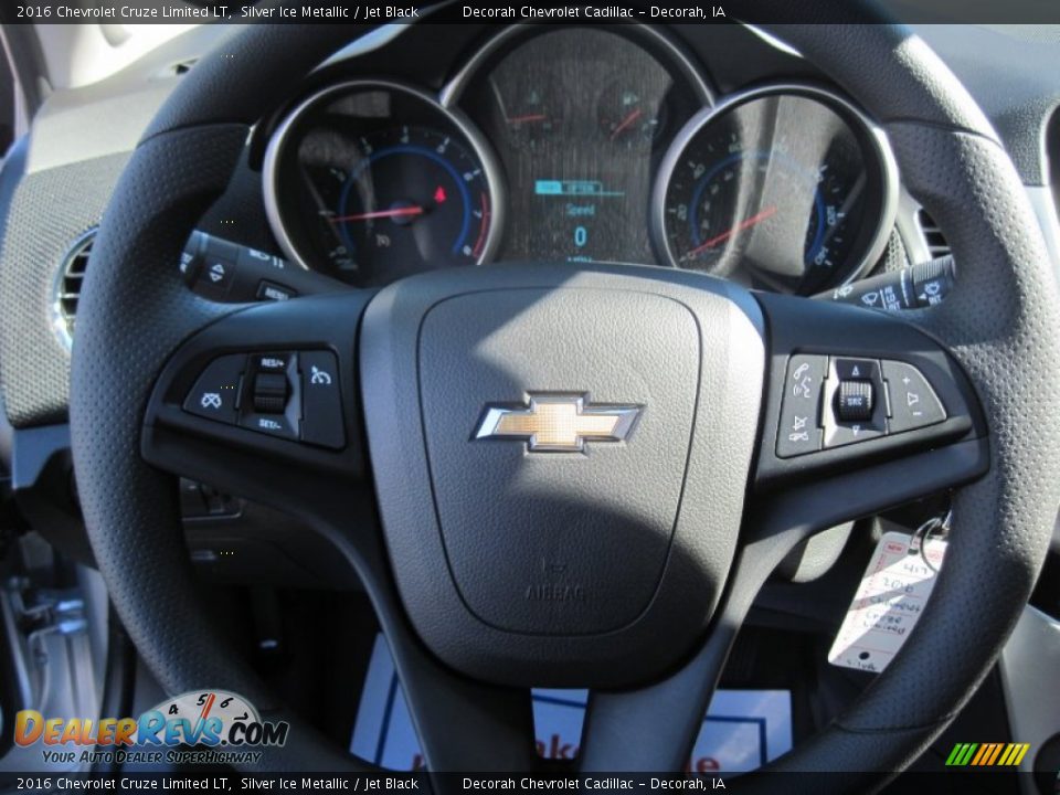 2016 Chevrolet Cruze Limited LT Silver Ice Metallic / Jet Black Photo #21