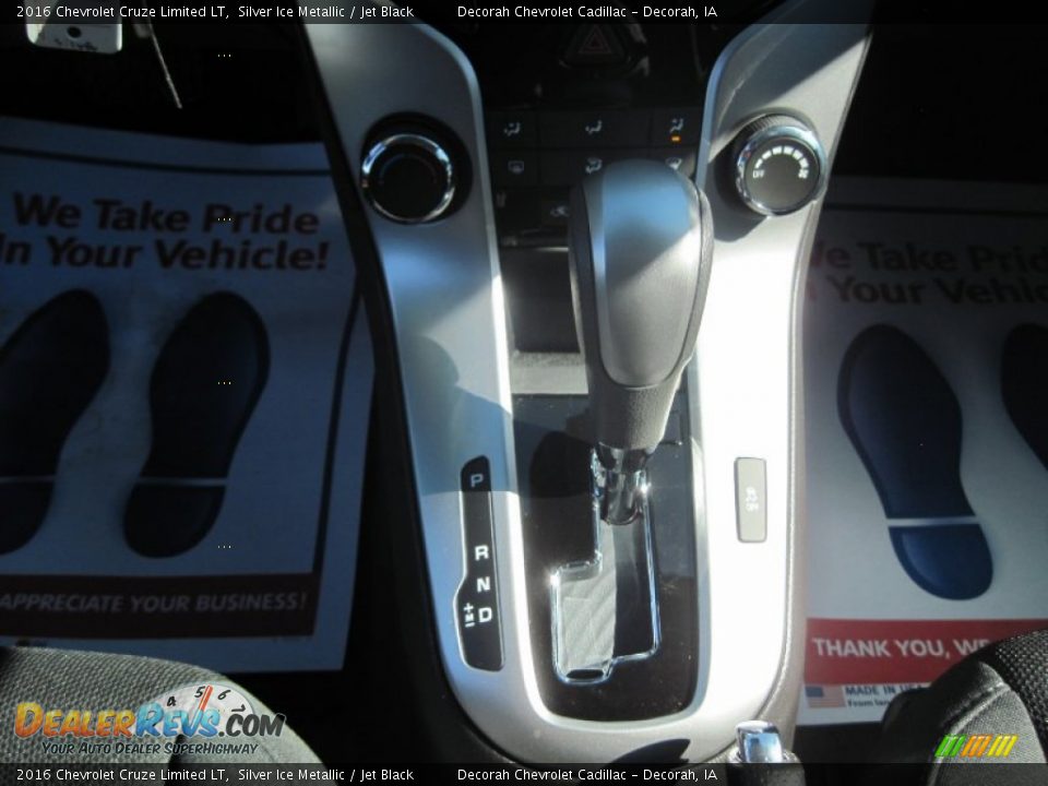 2016 Chevrolet Cruze Limited LT Silver Ice Metallic / Jet Black Photo #24