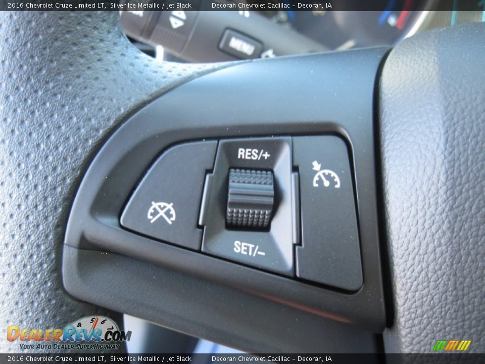 2016 Chevrolet Cruze Limited LT Silver Ice Metallic / Jet Black Photo #27