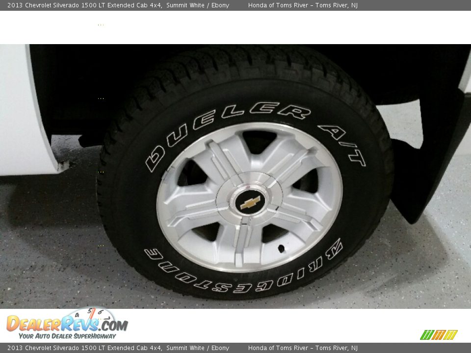 2013 Chevrolet Silverado 1500 LT Extended Cab 4x4 Summit White / Ebony Photo #18