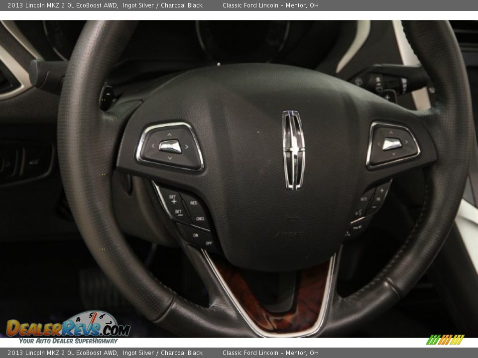 2013 Lincoln MKZ 2.0L EcoBoost AWD Ingot Silver / Charcoal Black Photo #6