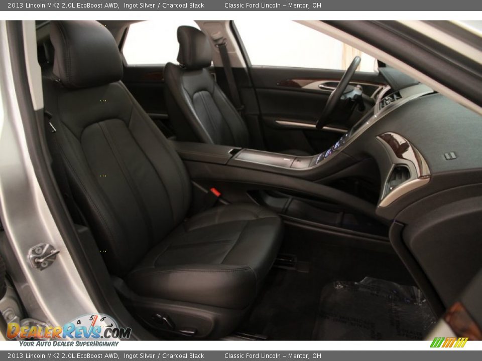 2013 Lincoln MKZ 2.0L EcoBoost AWD Ingot Silver / Charcoal Black Photo #14