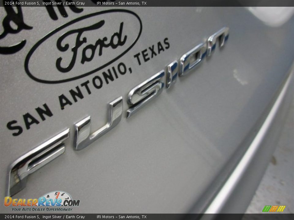 2014 Ford Fusion S Ingot Silver / Earth Gray Photo #6