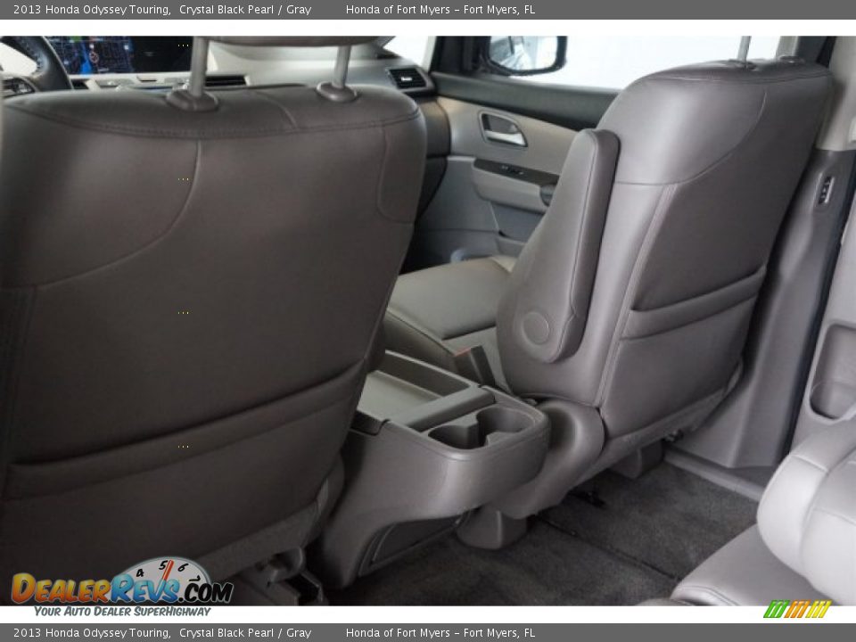 2013 Honda Odyssey Touring Crystal Black Pearl / Gray Photo #26