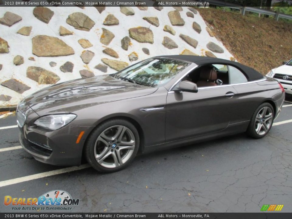 2013 BMW 6 Series 650i xDrive Convertible Mojave Metallic / Cinnamon Brown Photo #10