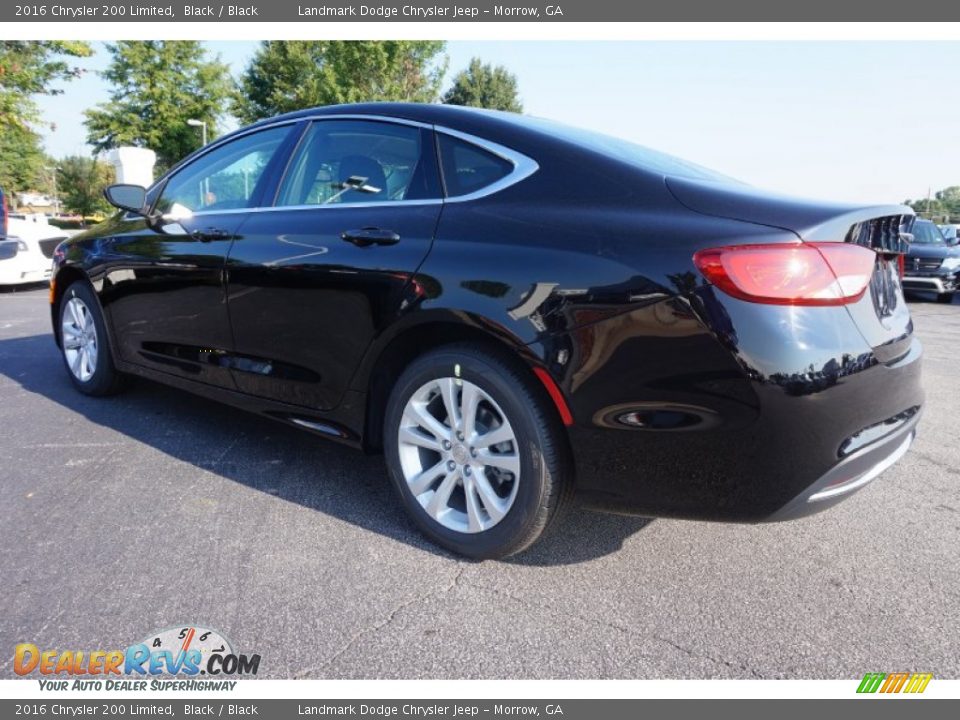 2016 Chrysler 200 Limited Black / Black Photo #2
