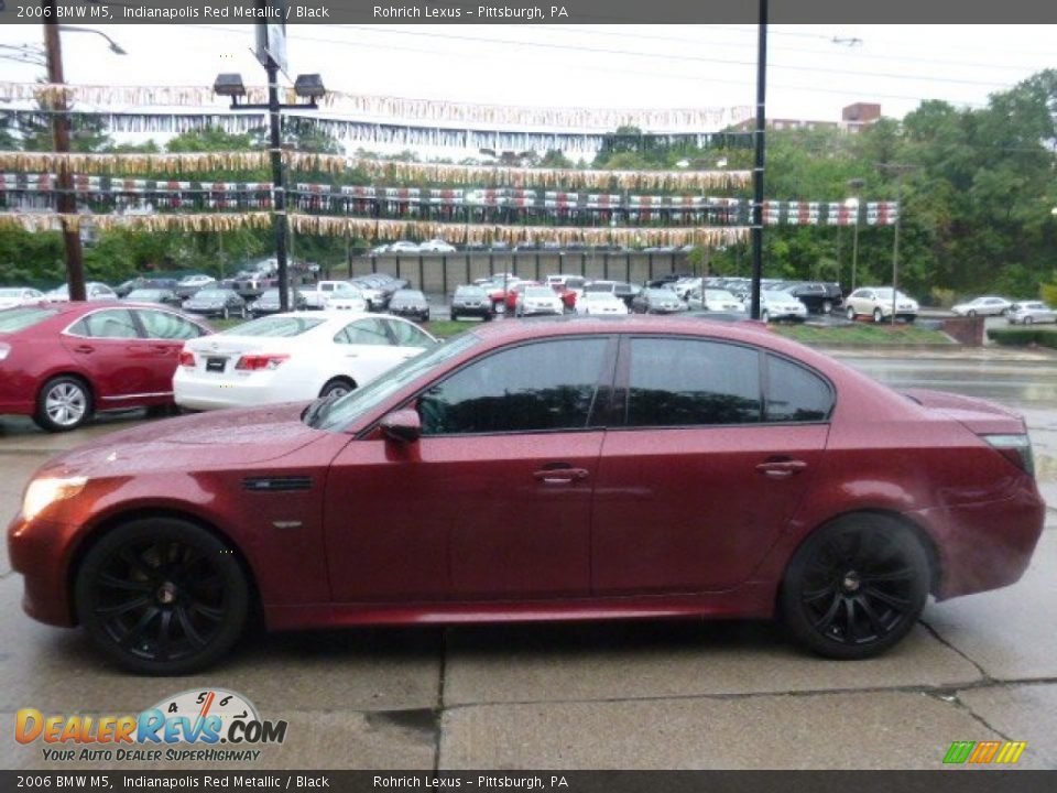 2006 BMW M5 Indianapolis Red Metallic / Black Photo #1