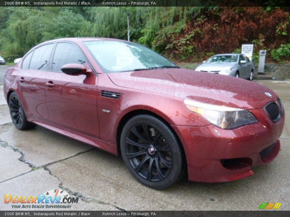 2006 BMW M5 Indianapolis Red Metallic / Black Photo #3