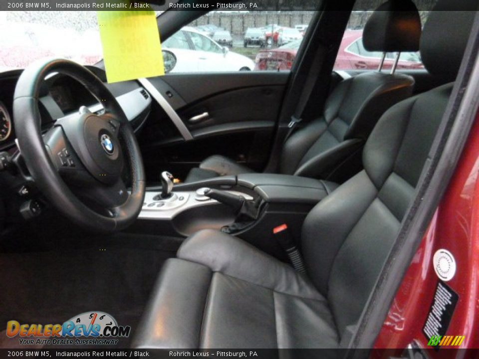 2006 BMW M5 Indianapolis Red Metallic / Black Photo #4