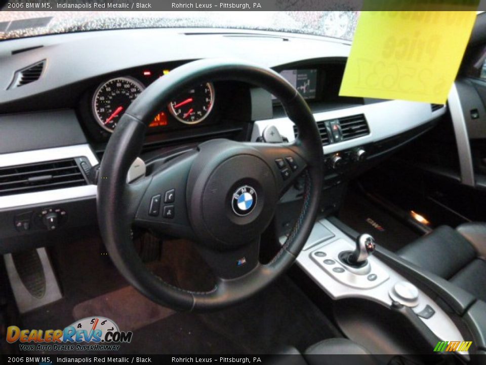 2006 BMW M5 Indianapolis Red Metallic / Black Photo #6