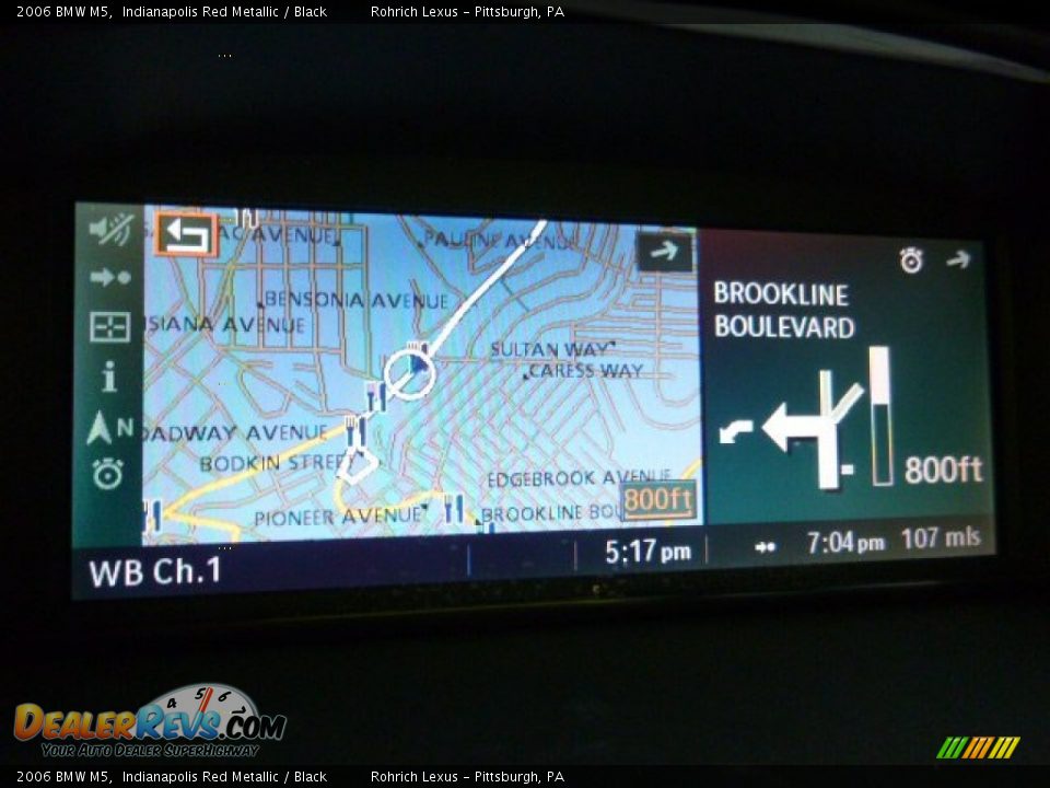 2006 BMW M5 Indianapolis Red Metallic / Black Photo #7