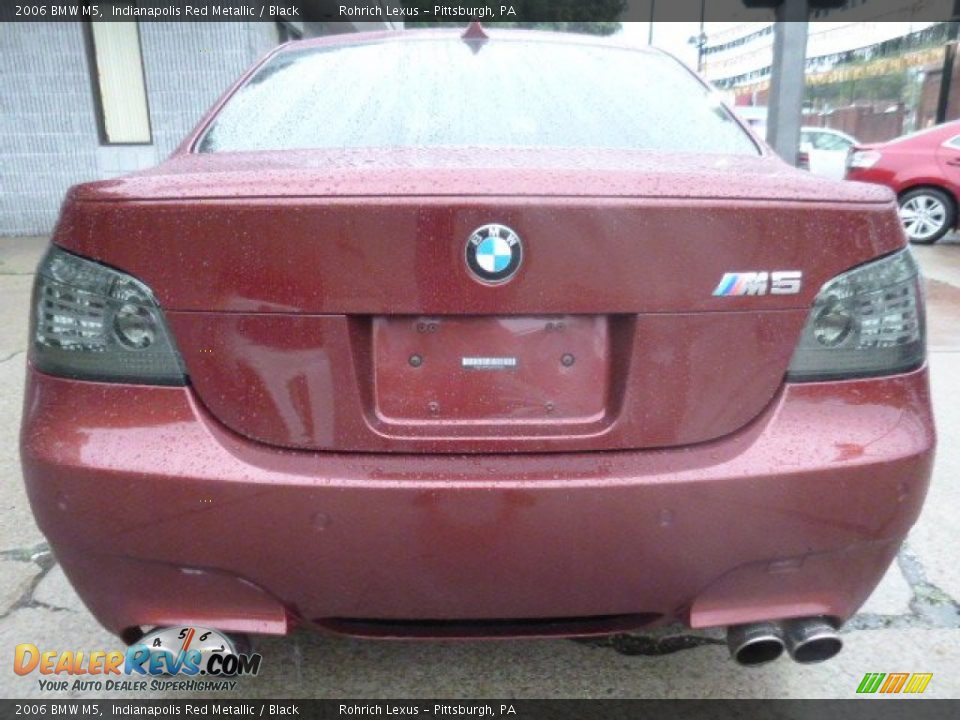 2006 BMW M5 Indianapolis Red Metallic / Black Photo #10