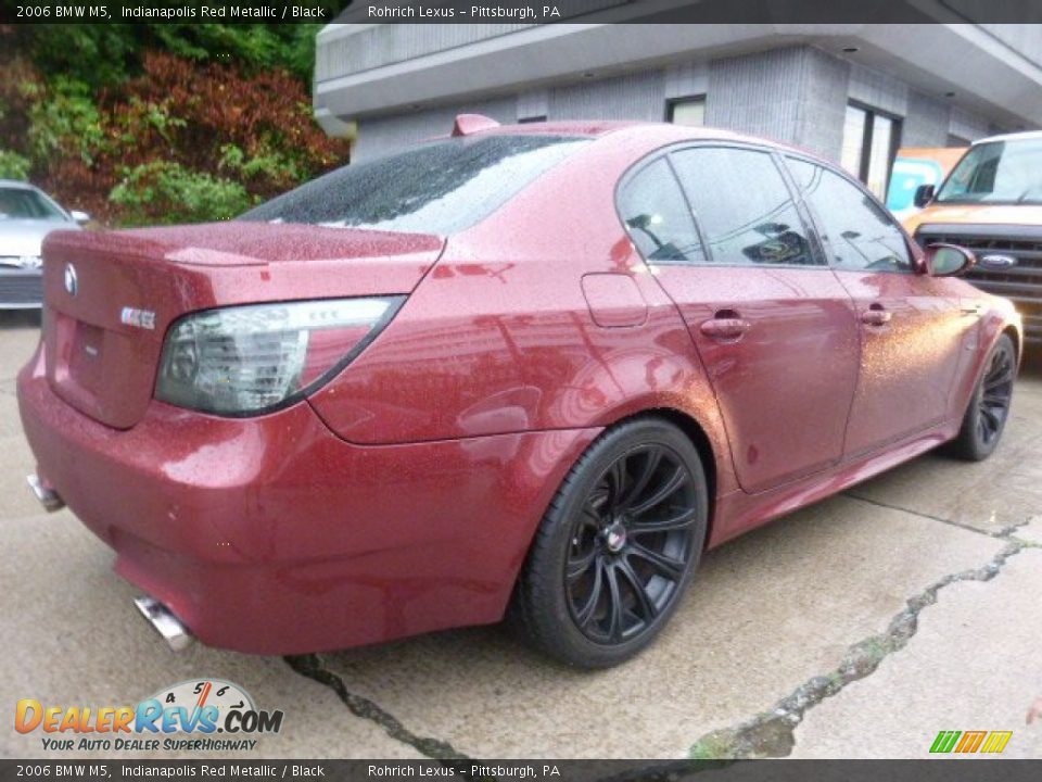 2006 BMW M5 Indianapolis Red Metallic / Black Photo #11