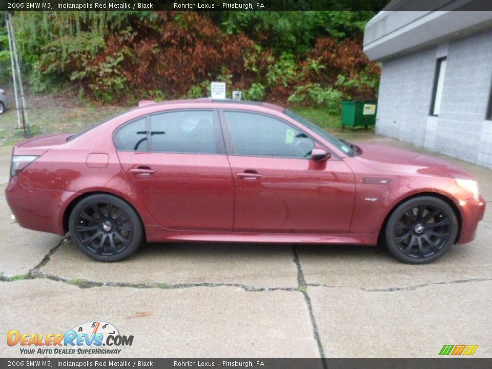 2006 BMW M5 Indianapolis Red Metallic / Black Photo #12