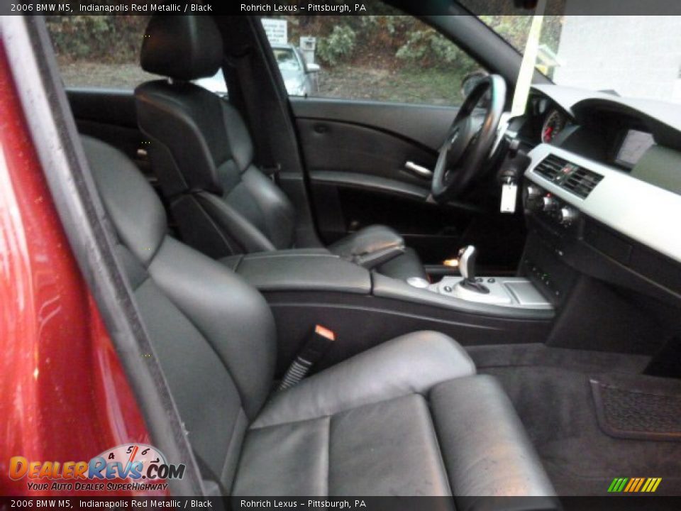 2006 BMW M5 Indianapolis Red Metallic / Black Photo #16
