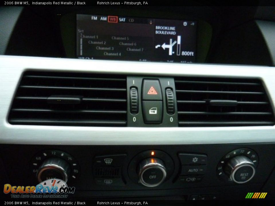 2006 BMW M5 Indianapolis Red Metallic / Black Photo #23
