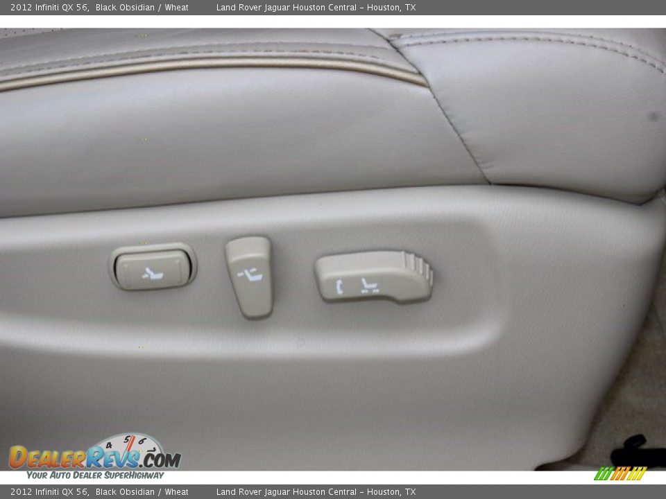 2012 Infiniti QX 56 Black Obsidian / Wheat Photo #35