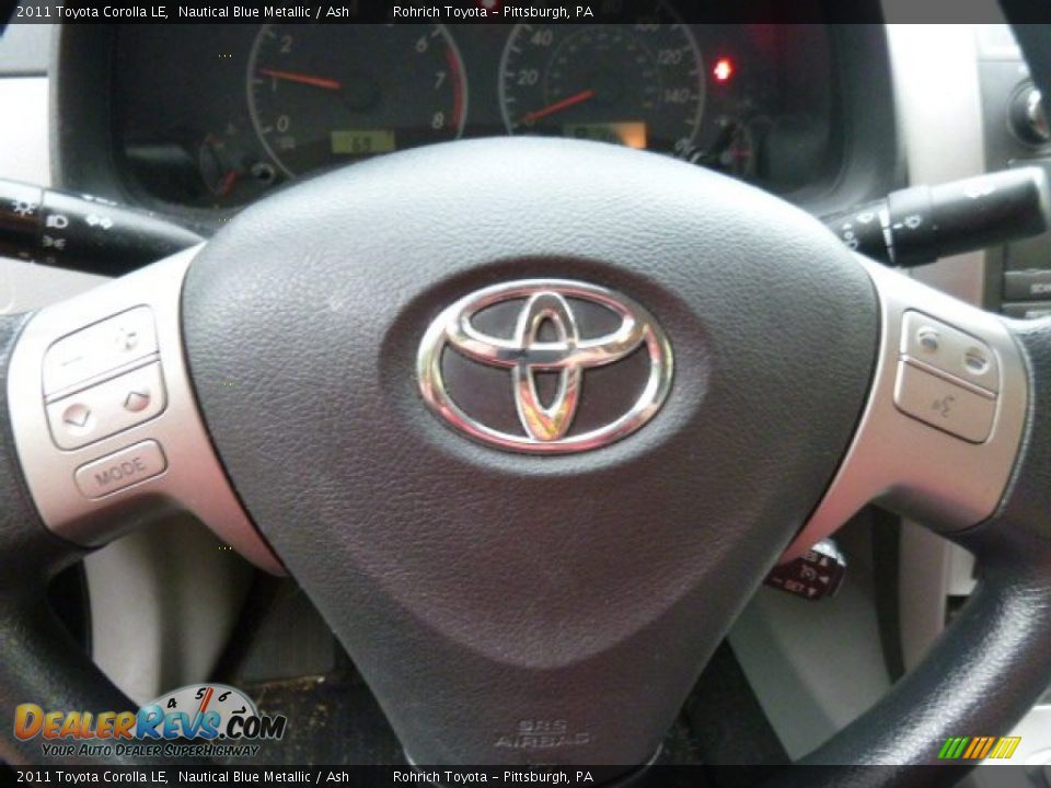2011 Toyota Corolla LE Nautical Blue Metallic / Ash Photo #2