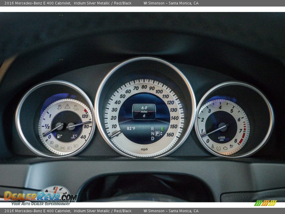 2016 Mercedes-Benz E 400 Cabriolet Gauges Photo #8