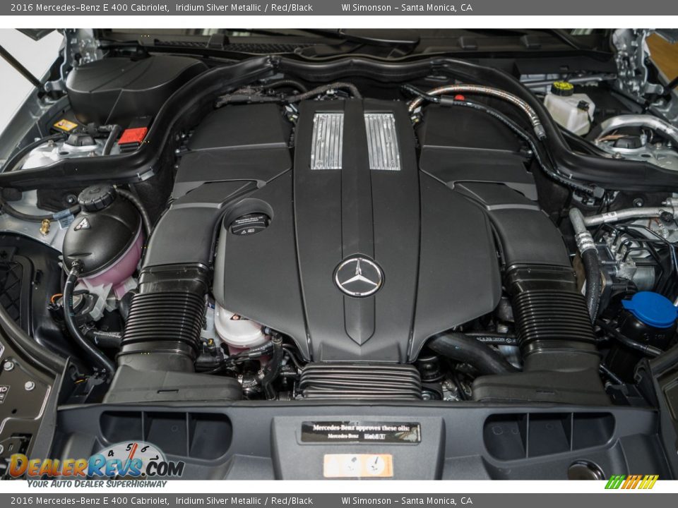 2016 Mercedes-Benz E 400 Cabriolet 3.0 Liter DI biturbo DOHC 24-Valve VVT V6 Engine Photo #9